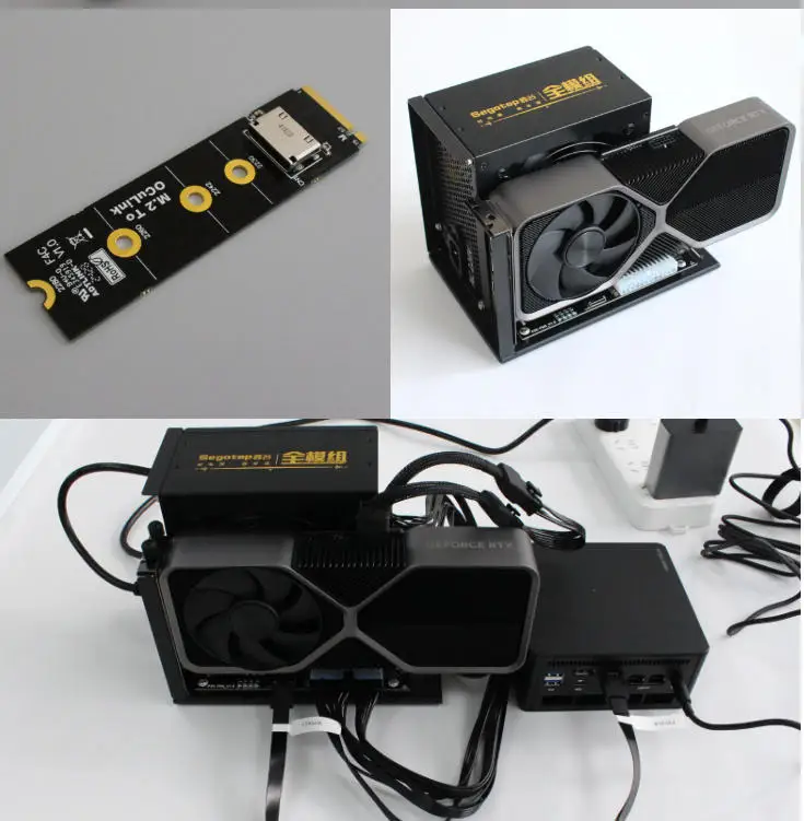 Para m.2 nvme para sff8612 ocu - Oculink Egpu Mini Pc avaliação e preço