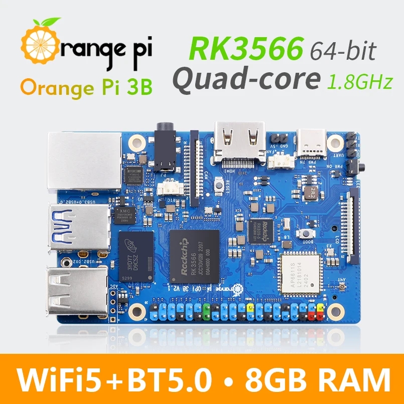 Orange Pi 3B 8GB 4GB 2GB RAM R - Rockchip Rk3588 Development Board avaliação e preço