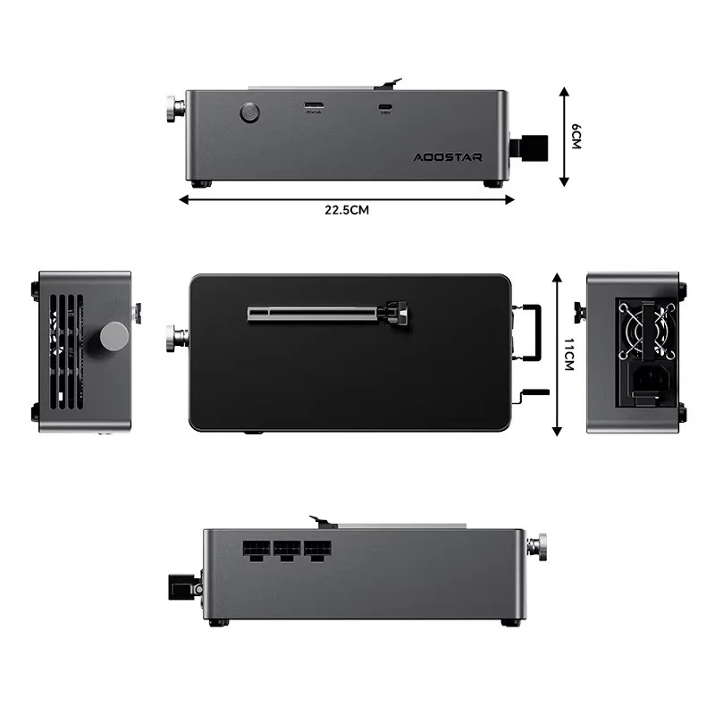 AOOSTAR AG01 AG02, estação de  - Oculink Egpu Mini Pc avaliação e preço
