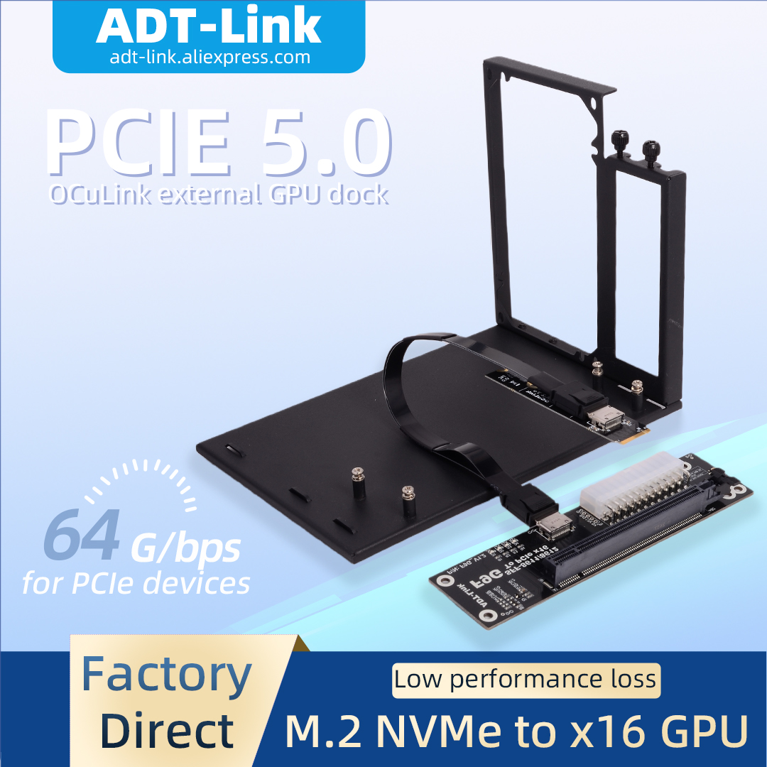 Adaptador ADT-Link GEN5 SFF-86 - Oculink Egpu Mini Pc avaliação e preço