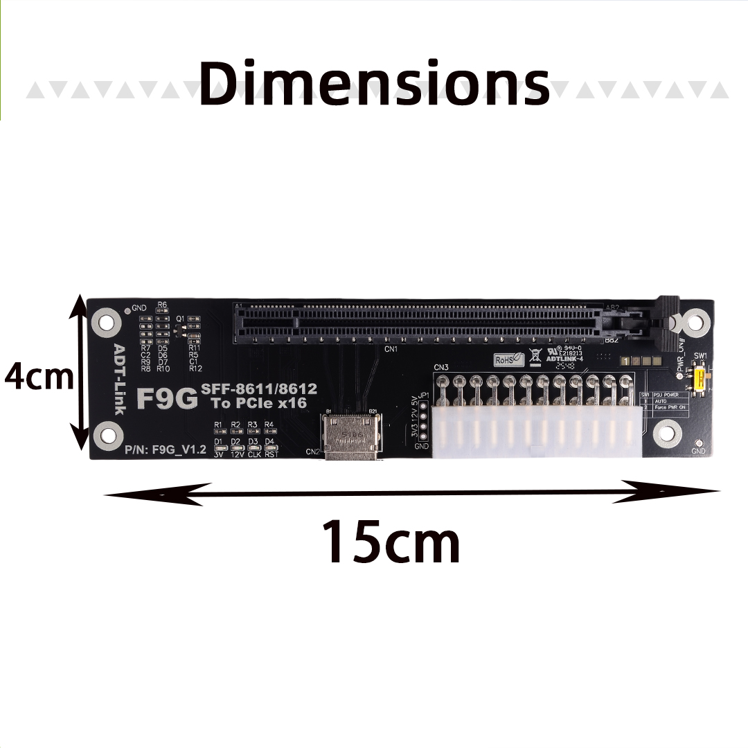 Adaptador ADT-Link GEN5 SFF-86 - Oculink Egpu Mini Pc avaliação e preço