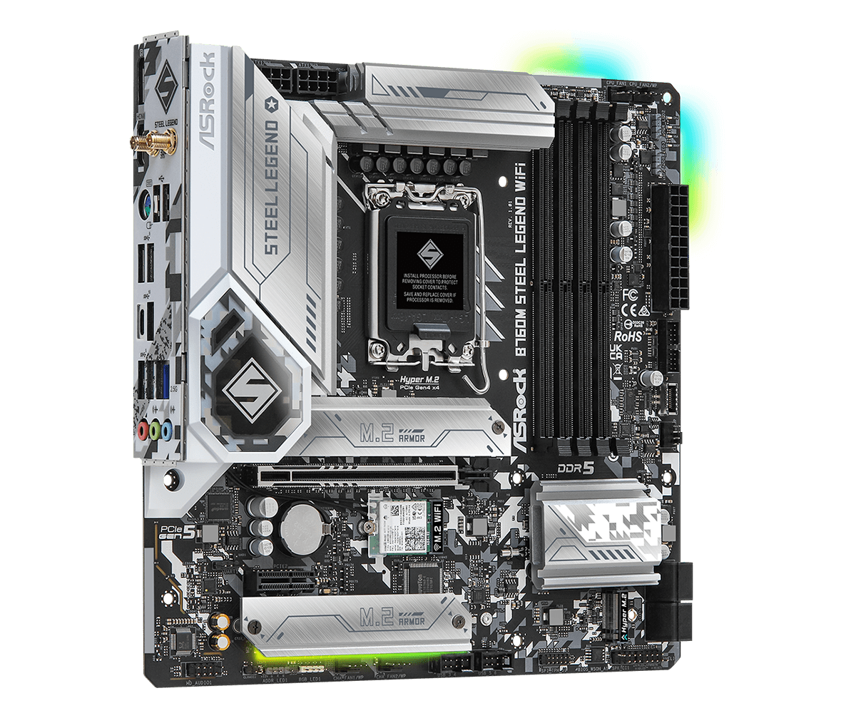 Placa-mãe ASROCK B760M STEEL L - Lga1700 Itx Motherboard Ddr5 avaliação e preço