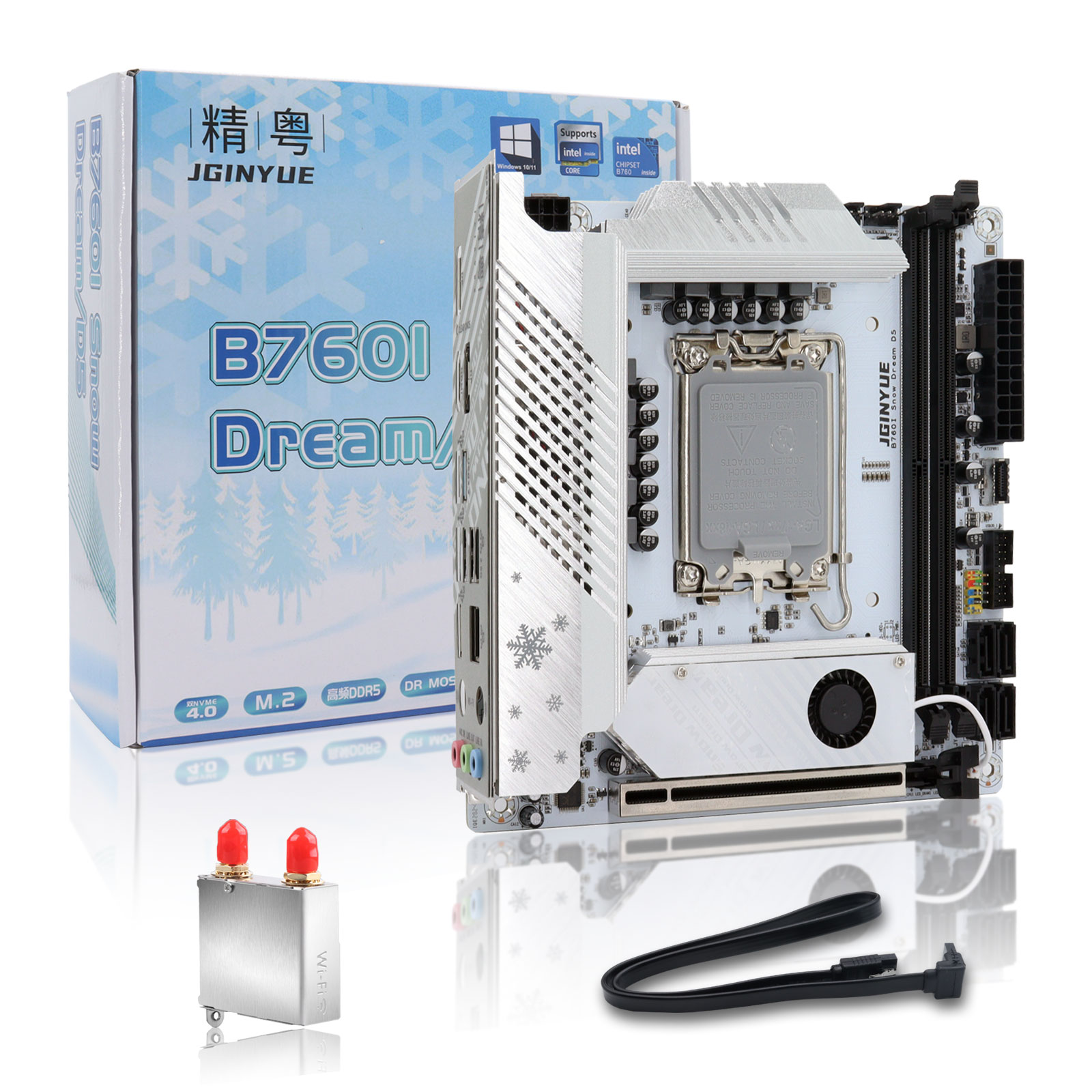 JGINYUE B760i ddr5 mini itx pl - Lga1700 Itx Motherboard Ddr5 avaliação e preço