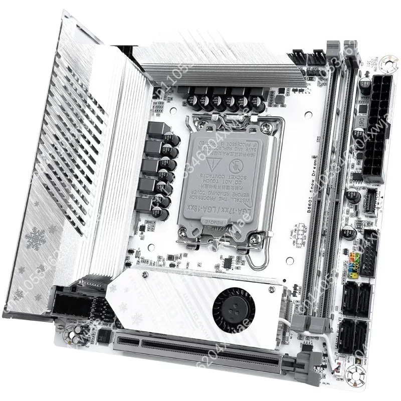 Placa-Mãe ITX Branca B760 LGA1 - Lga1700 Itx Motherboard Ddr5 avaliação e preço